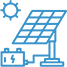 Solar energy storage battery solution