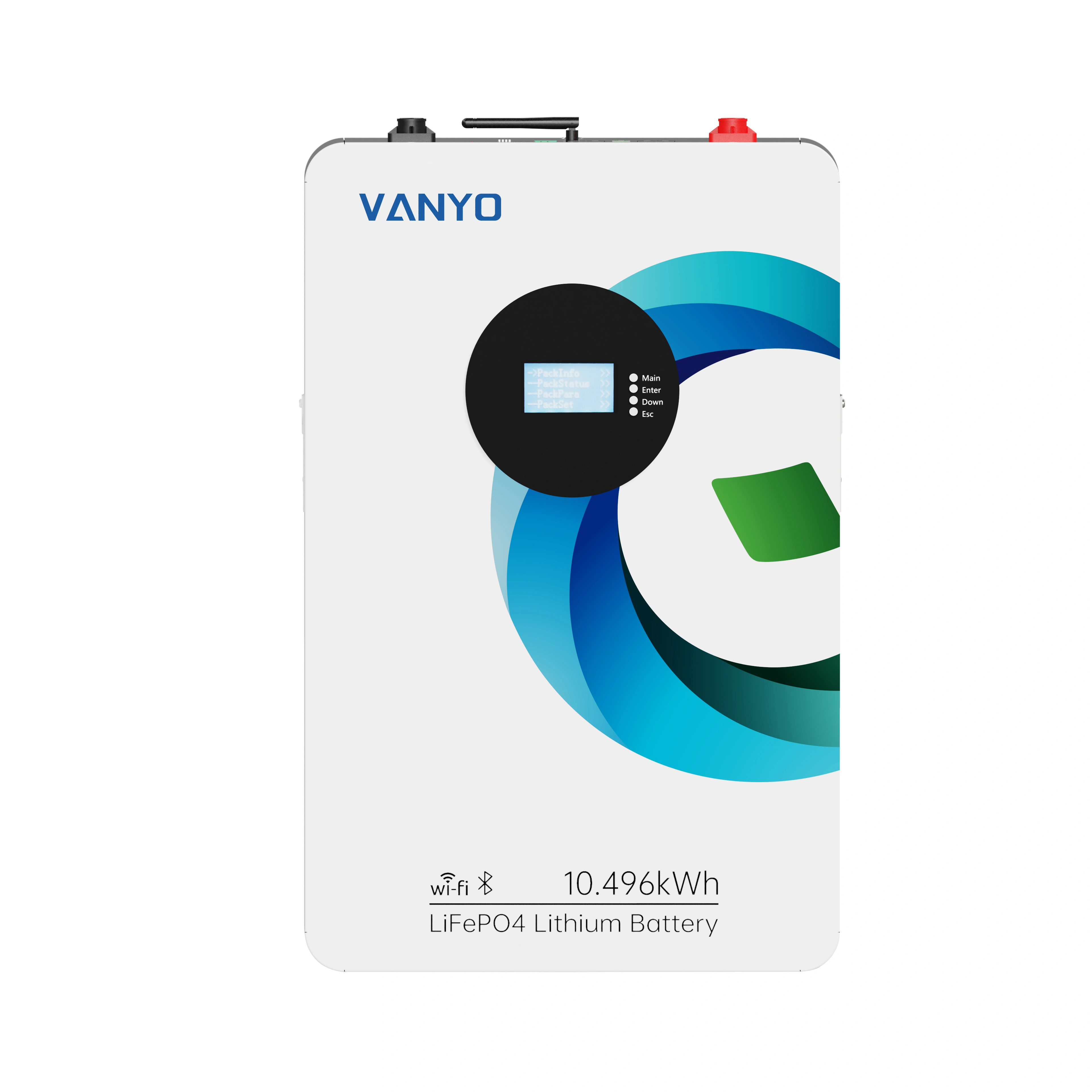 10kWh 200Ah ​​Wall Mounted Power Wall Lifepo4 Pack 