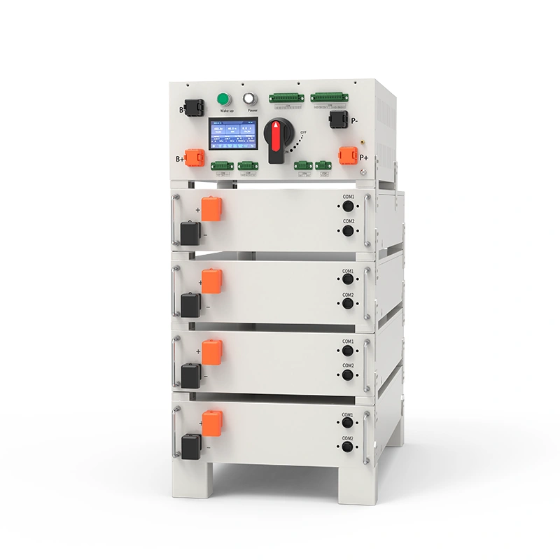 204.8V 40kWh High-Voltage Stack with 4 Battery Mod