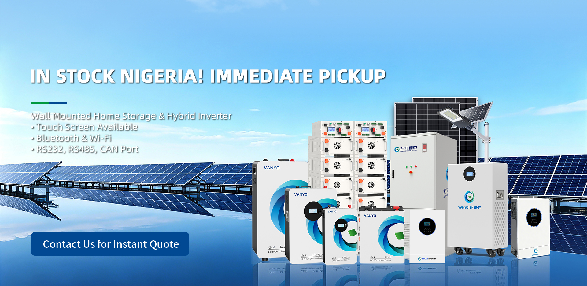 Solar Lithium Batteries Manufacturer