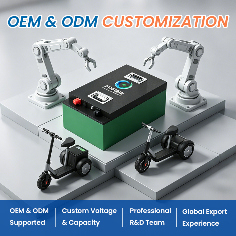 OEM & ODM Supported Lithium Battery Solutions for EVs