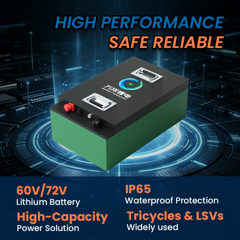 IP65 Waterproof Lithium Battery for Electric Tricycles